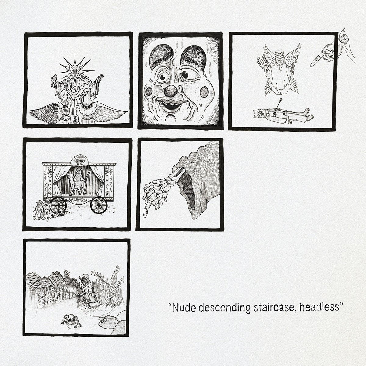 TEEN SUICIDE "Nude Descending Staircase Headless" Tape