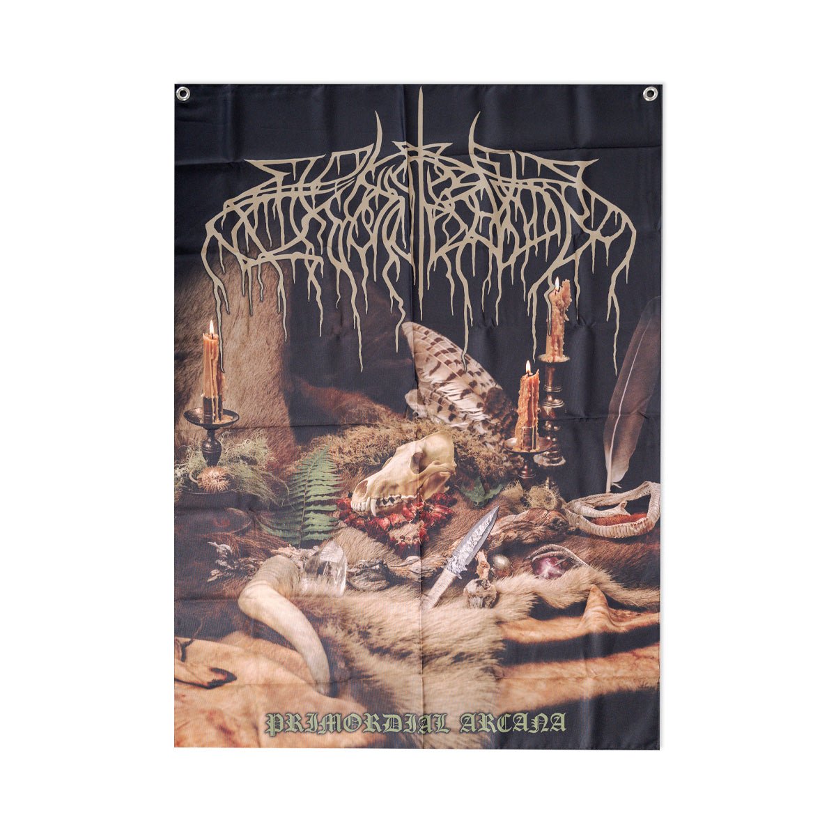 WOLVES IN THE THRONE ROOM "Primordial Arcana" Flag - Evil Greed