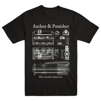 AUTHOR &amp; PUNISHER &quot;These Machines Kill Fascists&quot; T-Shirt