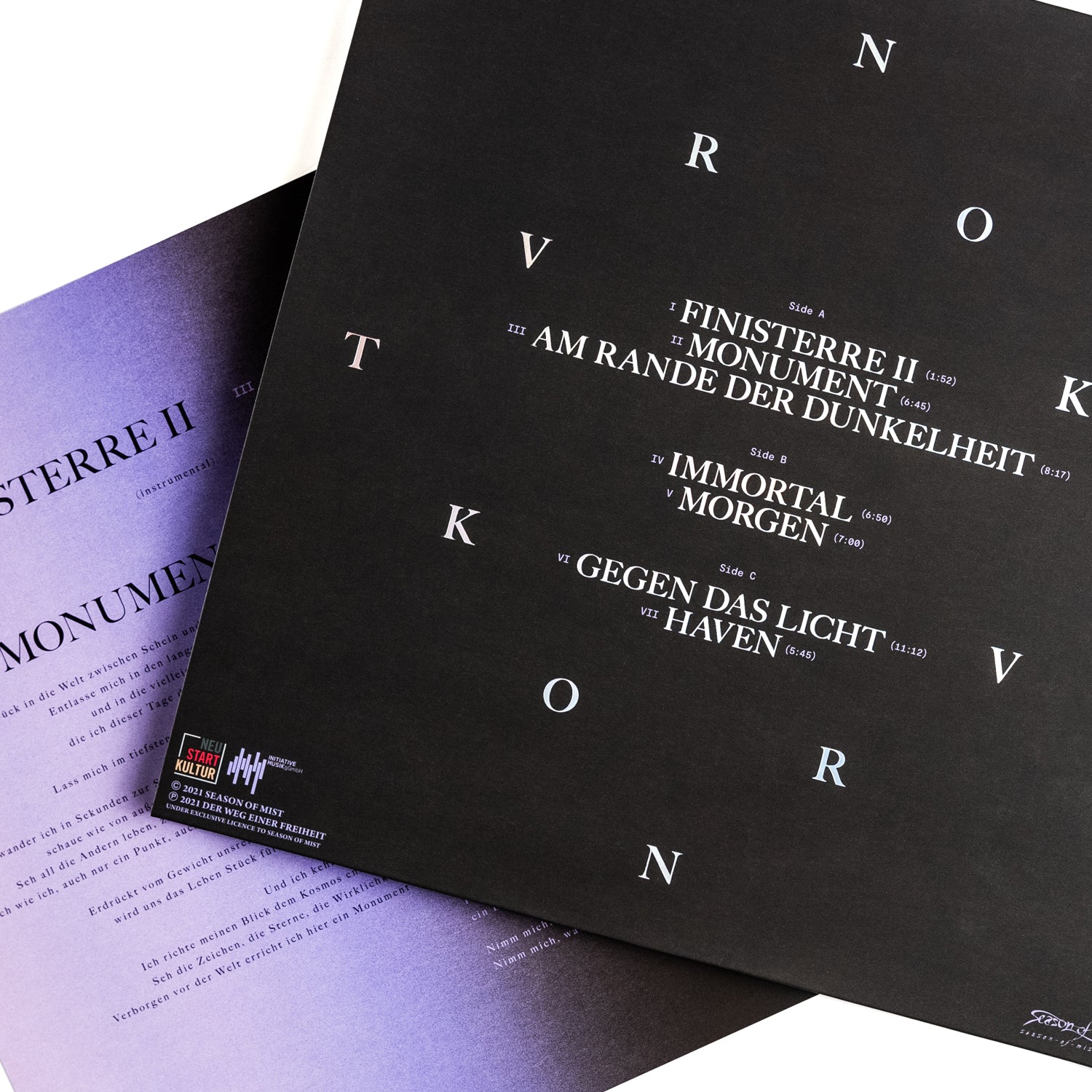 DER WEG EINER FREIHEIT &quot;Noktvrn&quot; 2xLP