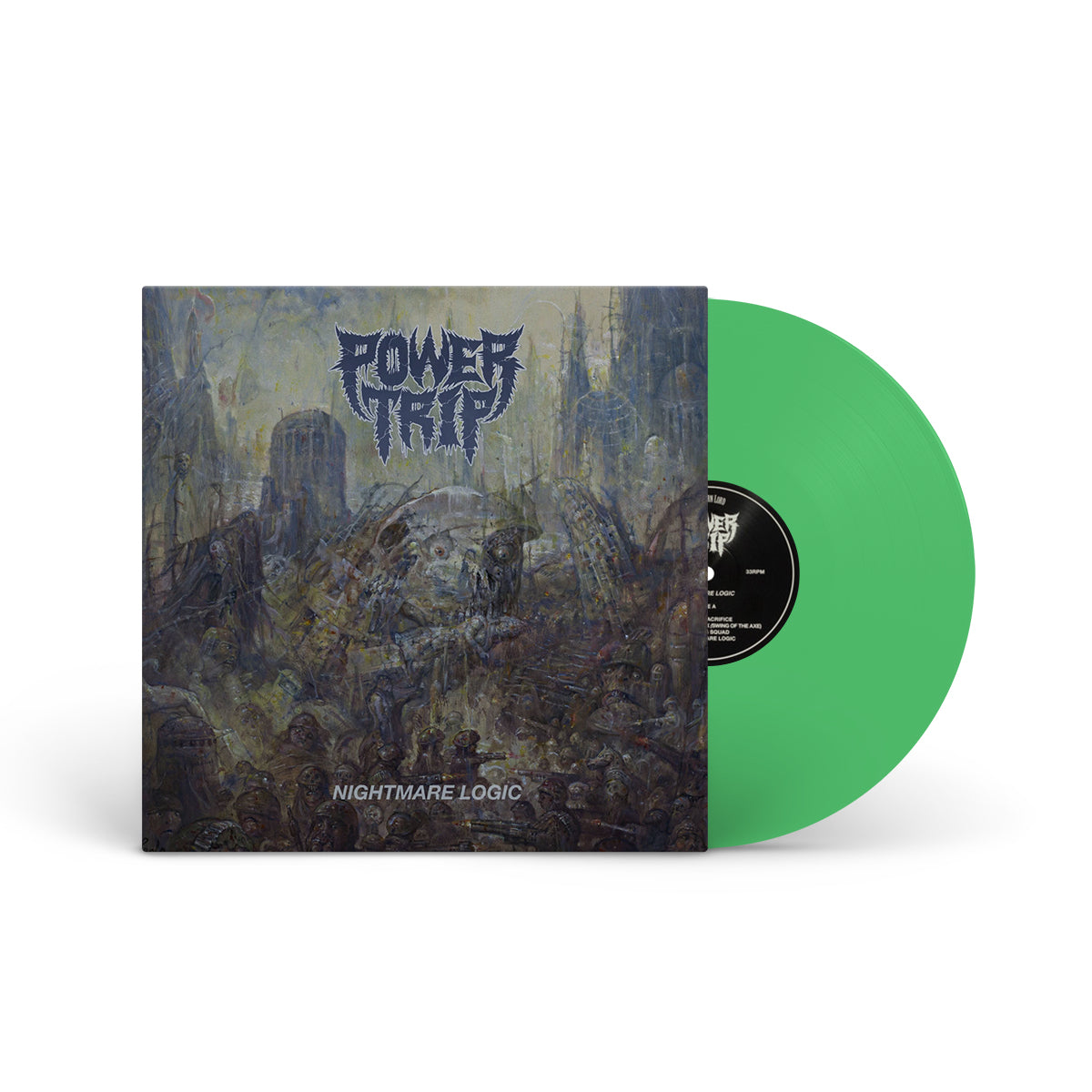 POWER TRIP &quot;Nightmare Logic&quot; LP MINT GREEN