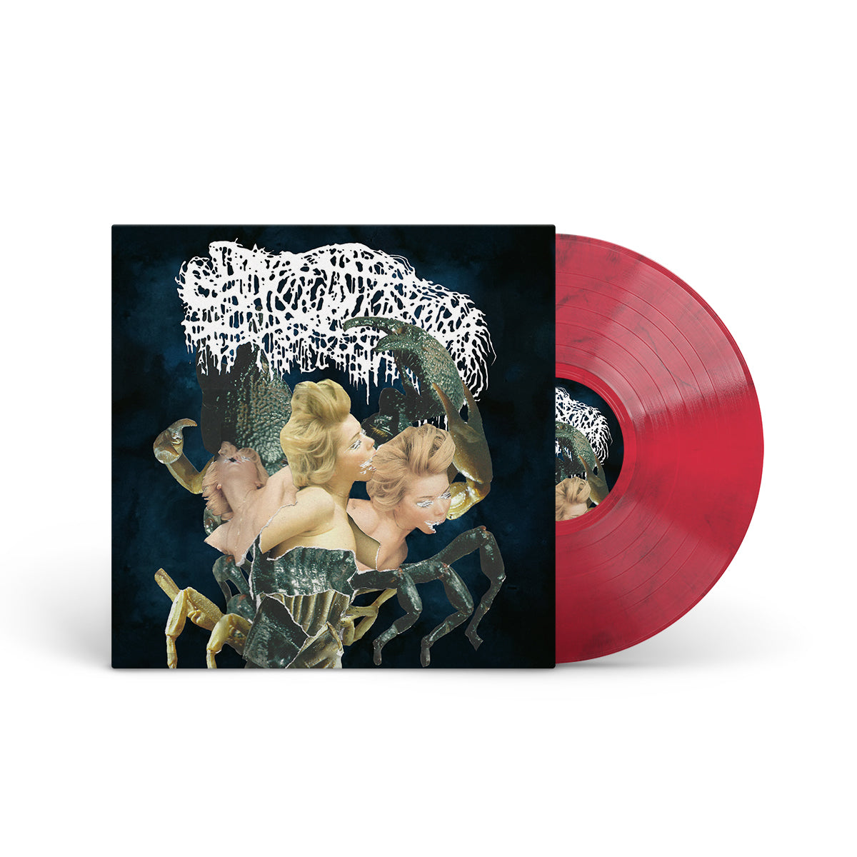 SANGUISUGABOGG &quot;Homicidal Ecstasy&quot; LP TRANSP. RED BLACK MARBLE