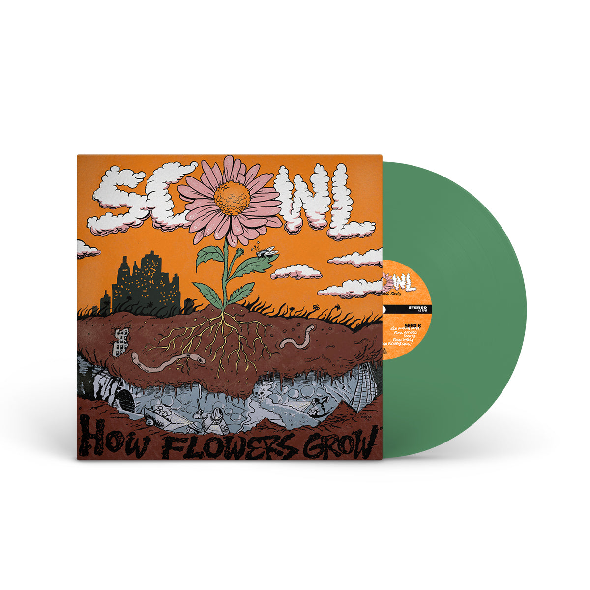 SCOWL &quot;How Flowers Grow&quot; LP GREEN