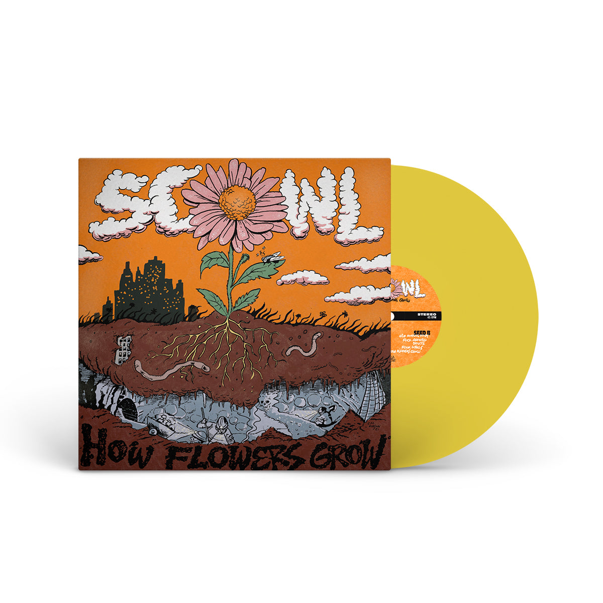 SCOWL &quot;How Flowers Grow&quot; LP YELLOW