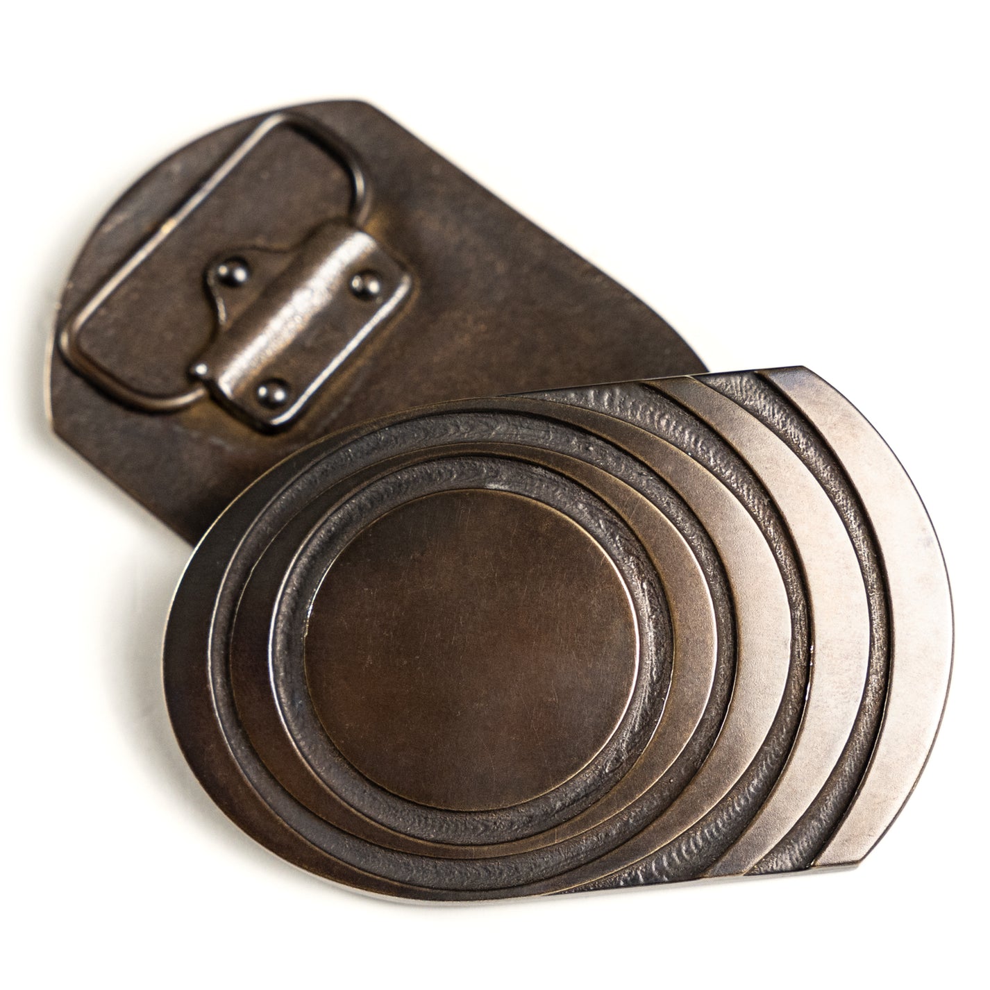 SUNN O))) &quot;O)))&quot; Belt Buckle BLACK PATINA