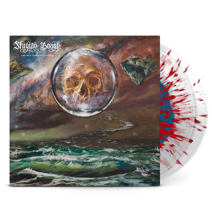 BELL WITCH &amp; AERIAL RUIN "Stygian Bough Vol. 1" 2xLP BLUE IN CLEAR W RED SPLATTER