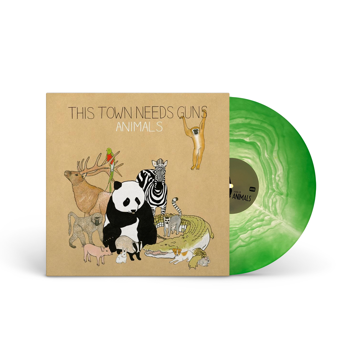 TTNG "Animals" LP CLEAR GREEN GALAXY