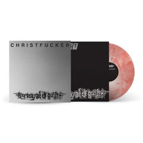 PORTRAYAL OF GUILT "Christfucker" LP CLEAR W RED SMOKE (EVIL GREED EXCLUSIVE)