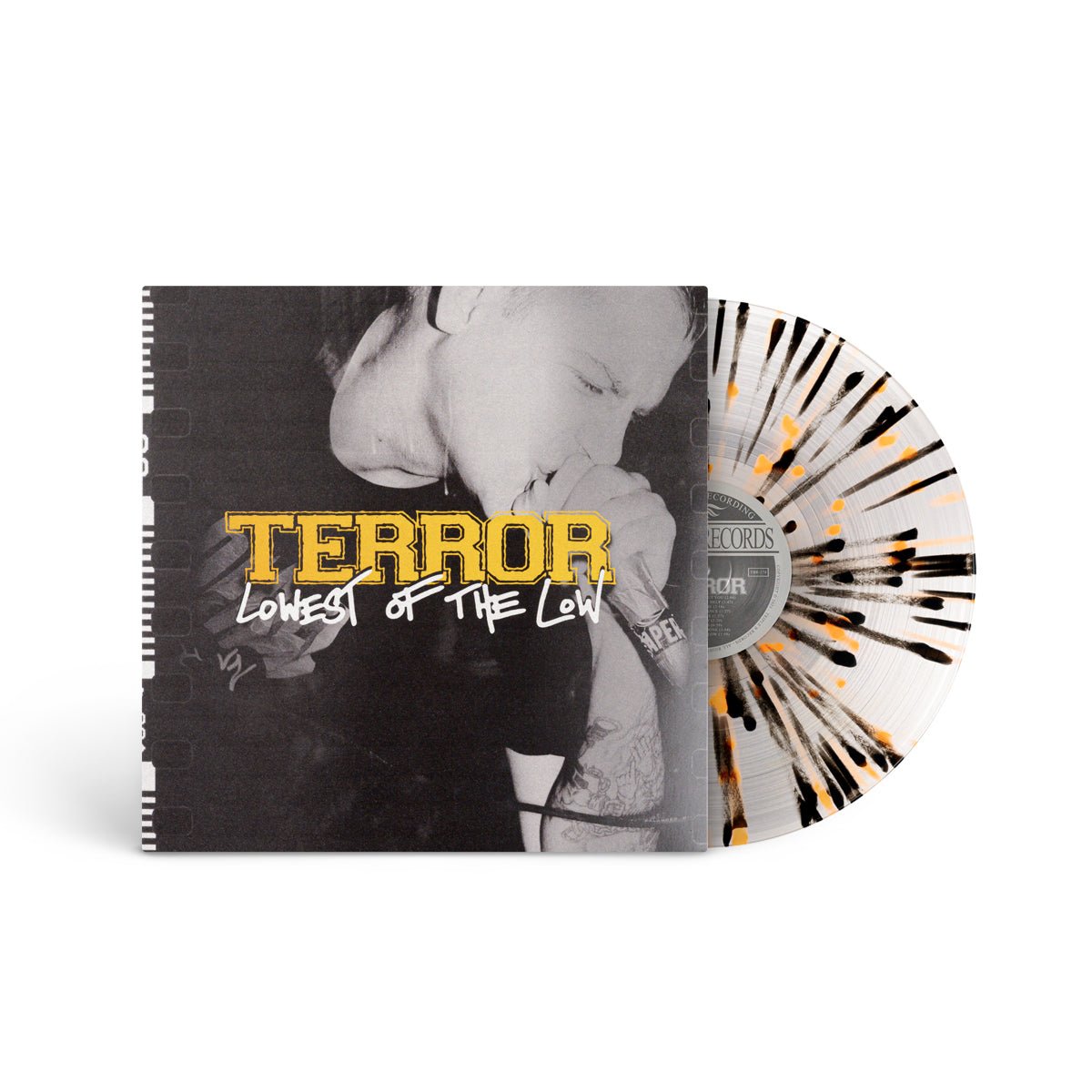 TERROR "Lowest Of The Low" LP CLEAR W NEON ORANGE &amp; BLACK SPLATTER (EVIL GREED EXCLUSIVE)